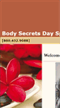 Mobile Screenshot of bodysecretsdayspa.com